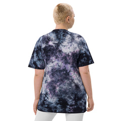 Doobie Snacks Nebula Tie-Dye Shirt, Milky Way colourway, back view