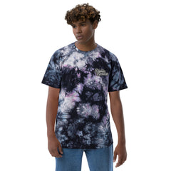 Doobie Snacks Nebula Tie-Dye Shirt, Milky Way colourway, front view